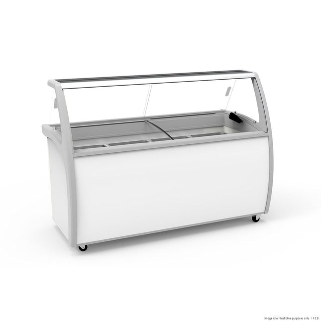 Thermaster 535L Gelato Display SD-575P - Front View