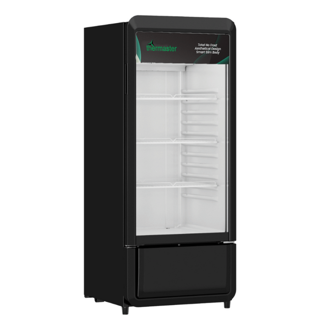Thermaster SDC-178B upright display fridge — front view