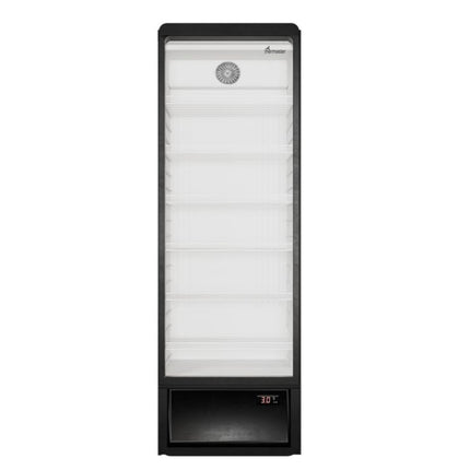 Thermaster Upright Glass Door Beverage Fridge 258L