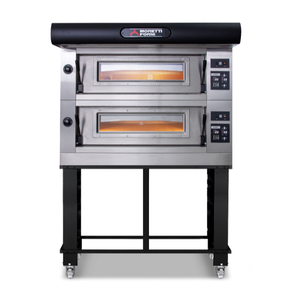 Moretti Forni Amalfi Double Deck Oven on Stand 24 x 30cm Pizza COMP D/2/S
