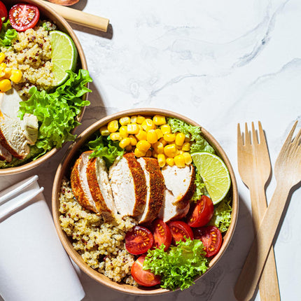 PakMax Kraft Paper Salad Bowls