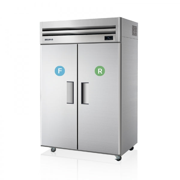 Skipio 2 Door Reach-In Fridge/Freezer - SK-SRFT45-2