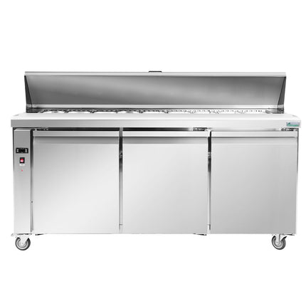 Thermaster SLB180 Sandwich Bar Fridge — side view
