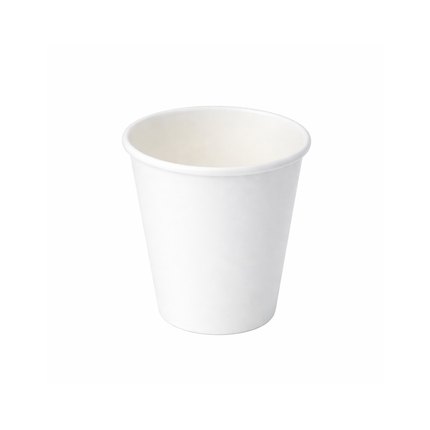PakMax White Single Wall Hot Paper Cups