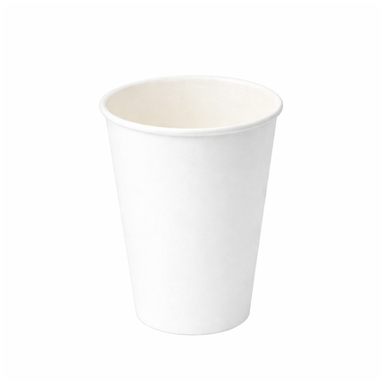 PakMax White Single Wall Hot Paper Cups