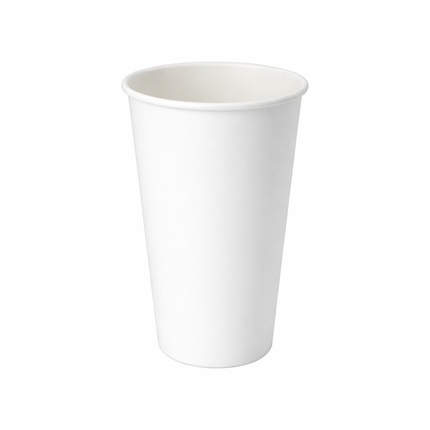 PakMax White Single Wall Hot Paper Cups