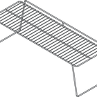 Stainless steel midshelf to suit 2 x 3 pan food bars