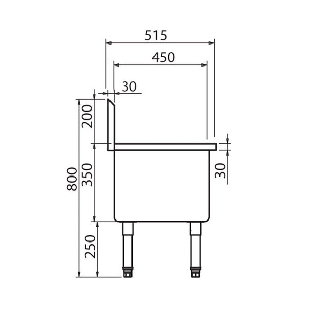 Modular Systems SMS-H cleaners sink — view 2