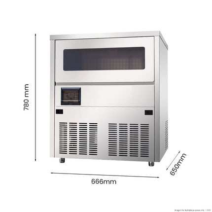 Blizzard 100kg/24h R290 Under Bench Ice Maker SN-101B — view 3