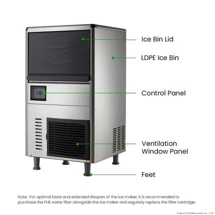 Blizzard 120kg/24h Granular Self-Contained Ice Maker SN-128F — view 5