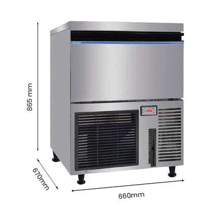 Blizzard Premium Under-Counter Ice Maker Large Cube Ice – SN-200P
