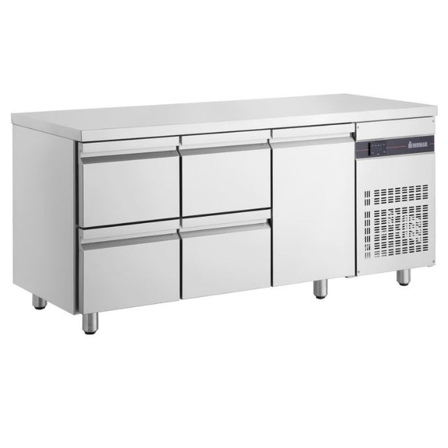 Inomak Under Bar Fridge 1 Door 4 Drawers UBD4000