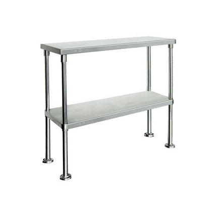 F.H.E Double Tier Workbench Flat Feet Overshelf 300mm Depth