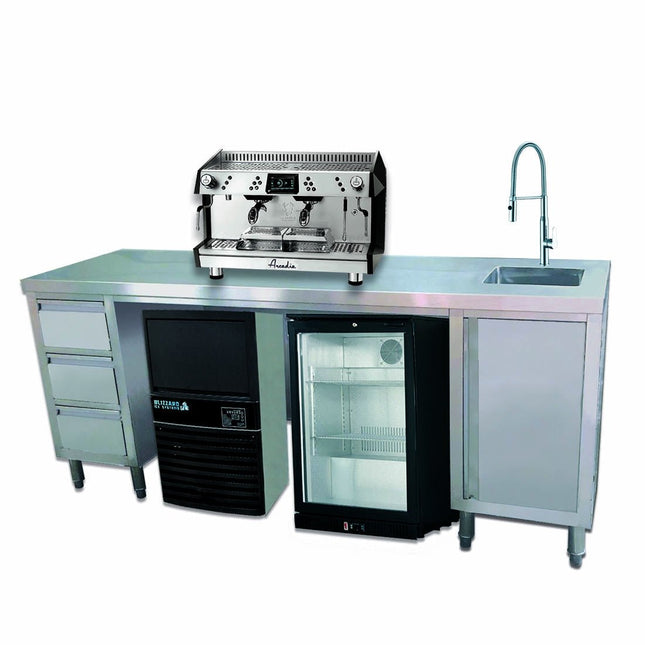 Modular Systems SS6-2100R-H single sink bench — view 2