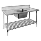 Modular Systems 304 Grade Single Sink Bench Centre  Position