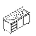Modular Systems Kitchen Tidy Cabinet With Double Right Sinks