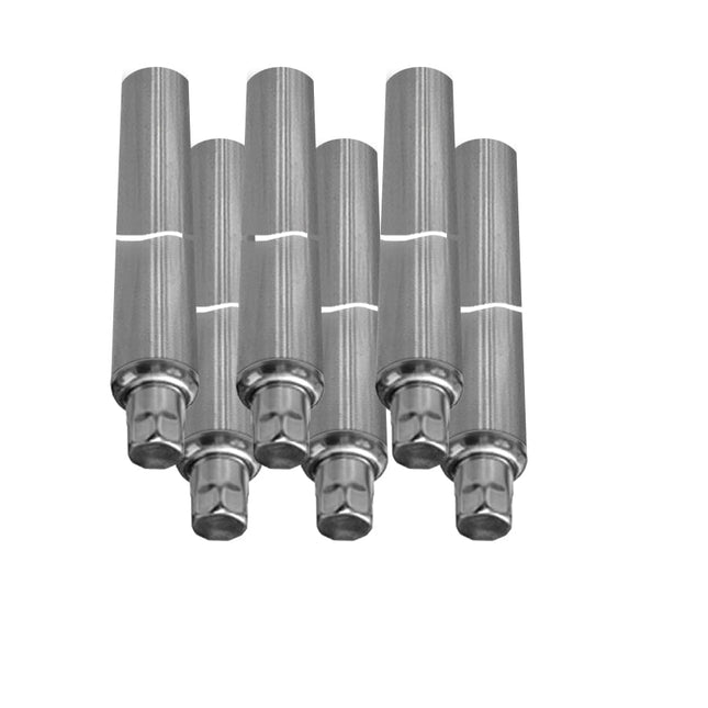 Modular Systems SSLEG/6 stainless steel accessories — front view