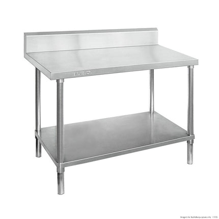 F.H.E Economic 304 Stainless Steel Bench With Splashback