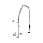 3Monkeez CLEAN-A-JET S/S Wall Top Assembly and Elbow Pre Rinse Unit Variable Trigger