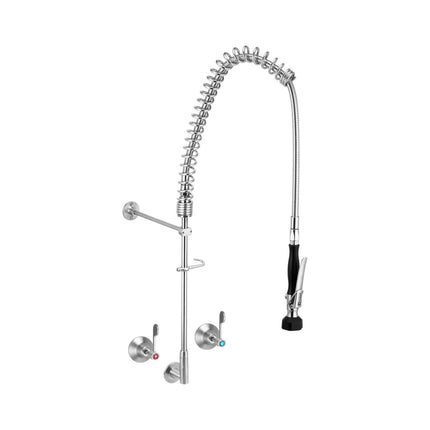 3Monkeez CLEAN-A-JET S/S Wall Top Assembly and Elbow Pre Rinse Unit Variable Trigger