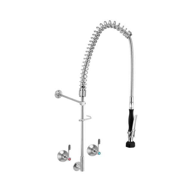 3Monkeez CLEAN-A-JET S/S Wall Top Assembly and Elbow Pre Rinse Unit Variable Trigger