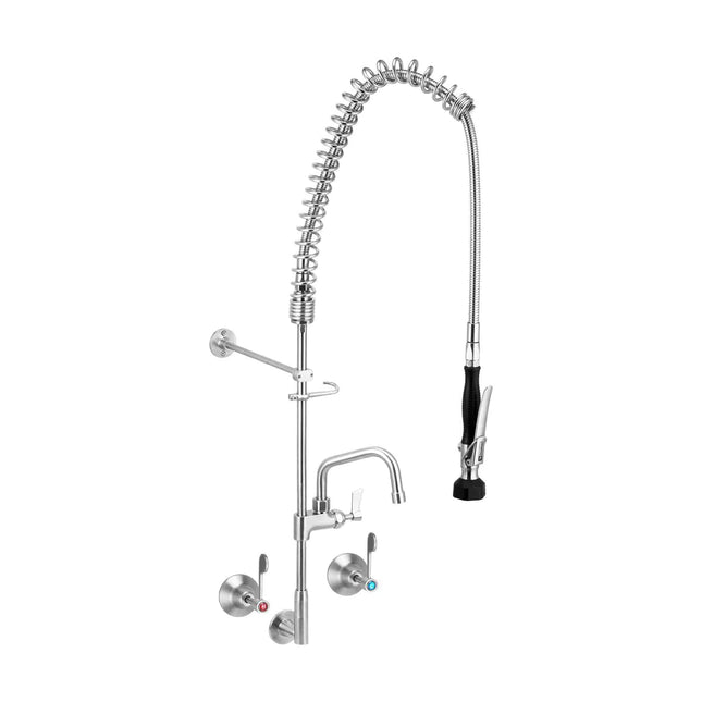 3Monkeez CLEAN-A-JET S/S Wall Top Assembly and Elbow Pre Rinse Unit Variable Trigger