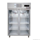 Thermaster SUFG1000 Double Glass Door Upright Display Freezer - Front View