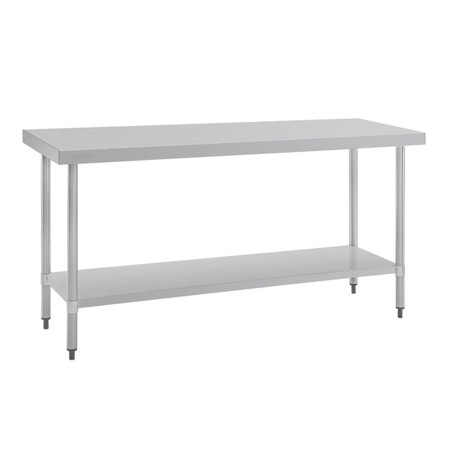 Vogue 430 Grade Stainless Steel Prep Table 600mm Depth T375 T376 T377 T378