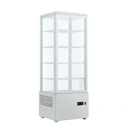 Thermaster Four Sided Countertop Display Fridge TCBD108L 447x400x1194mm