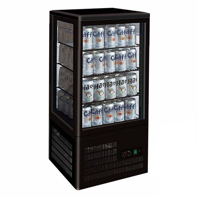 Thermaster TCBD78B countertop display fridge — front view
