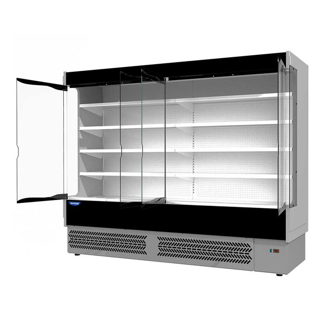 TECNODOM by FHE Vulcano Supermarket 4 Door Open Display TDVB80-CA-250 - TDVB80-CA-250