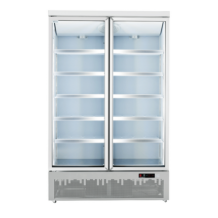 Thermaster Double Door Supermarket Fridge LG-1000GBM - commercial kitchen equipment - LG-1000GBM