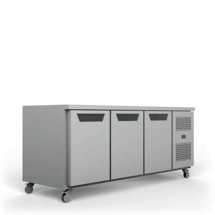 Topaz Three Door Under Counter Storage Refrigerator - HTU3SDSS-WR