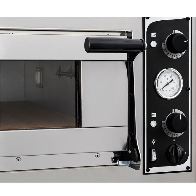 BakerMax Prisma Food Pizza Ovens Double Deck 12 x 35xm TP-2-SD