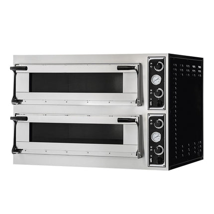 BakerMax Prisma Food Pizza Ovens Double Deck 12 x 35xm TP-2-SD