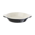 Vogue Black Round Cast Iron Gratin Dish 400ml