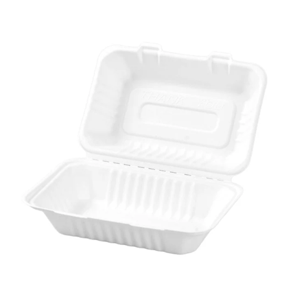 PakMax Sugarcane Clamshells
