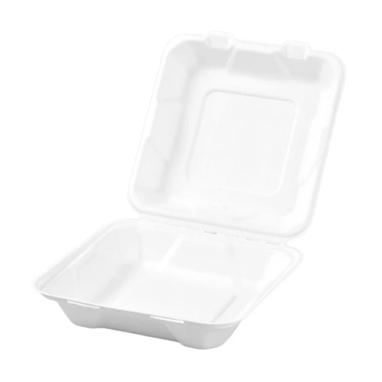PakMax Sugarcane Clamshells