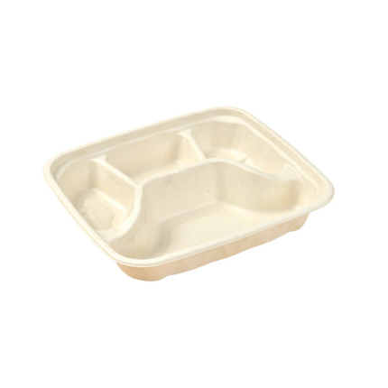PakMax Sugarcane Compartment Food Containers