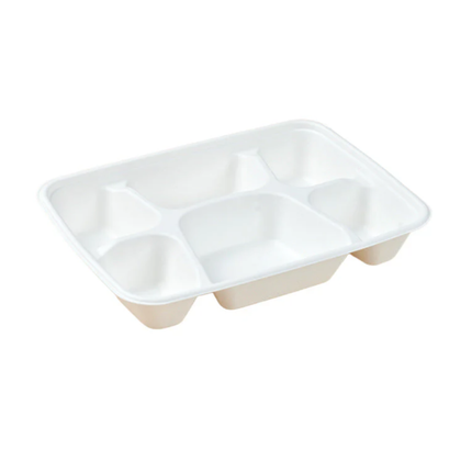 PakMax Sugarcane Compartment Lunch Trays