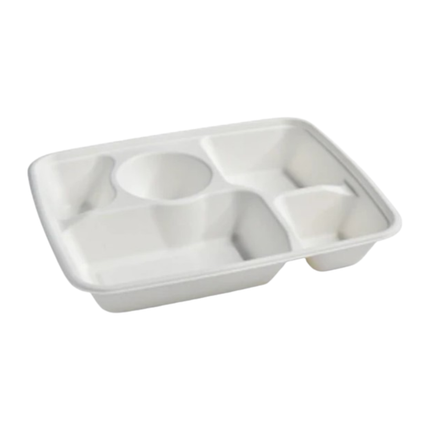 PakMax Sugarcane Compartment Lunch Trays