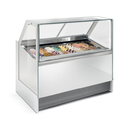 Frigomeccanica ALBA SQUARED - Ventilated Gelato Showcase | 9 Pan ALBA SQ 125 L
