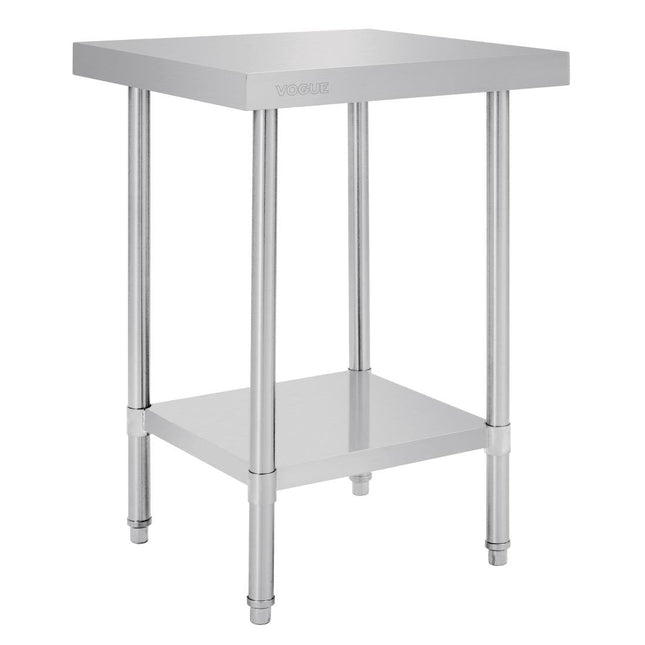 Vogue 304 Grade Premium Stainless Steel Table 600mm Depth - CR164