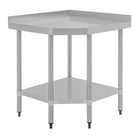 Vogue 430 Grade Stainless Steel Corner Tables - CB907