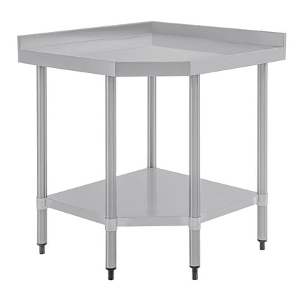 Vogue 430 Grade Stainless Steel Corner Tables - CB907