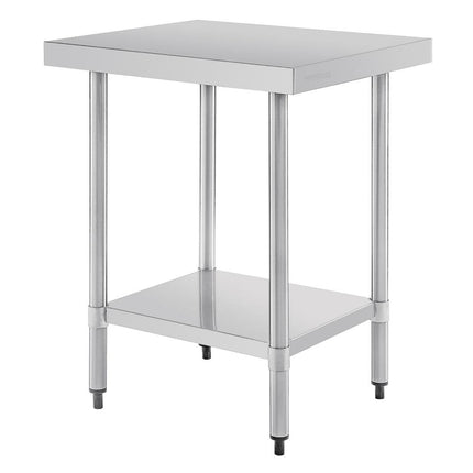 Vogue 430 Grade Stainless Steel Prep Table 600mm Depth - T389