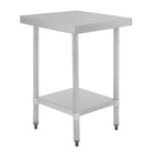 Vogue 430 Grade Stainless Steel Prep Table 700mm Depth - GJ500