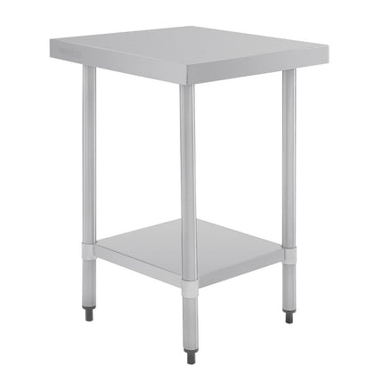 Vogue 430 Grade Stainless Steel Prep Table 700mm Depth - GJ500