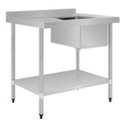 Vogue Single Bowl Sink L/H Drainer - HC913