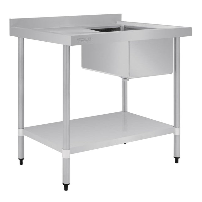 Vogue Single Bowl Sink L/H Drainer - HC913